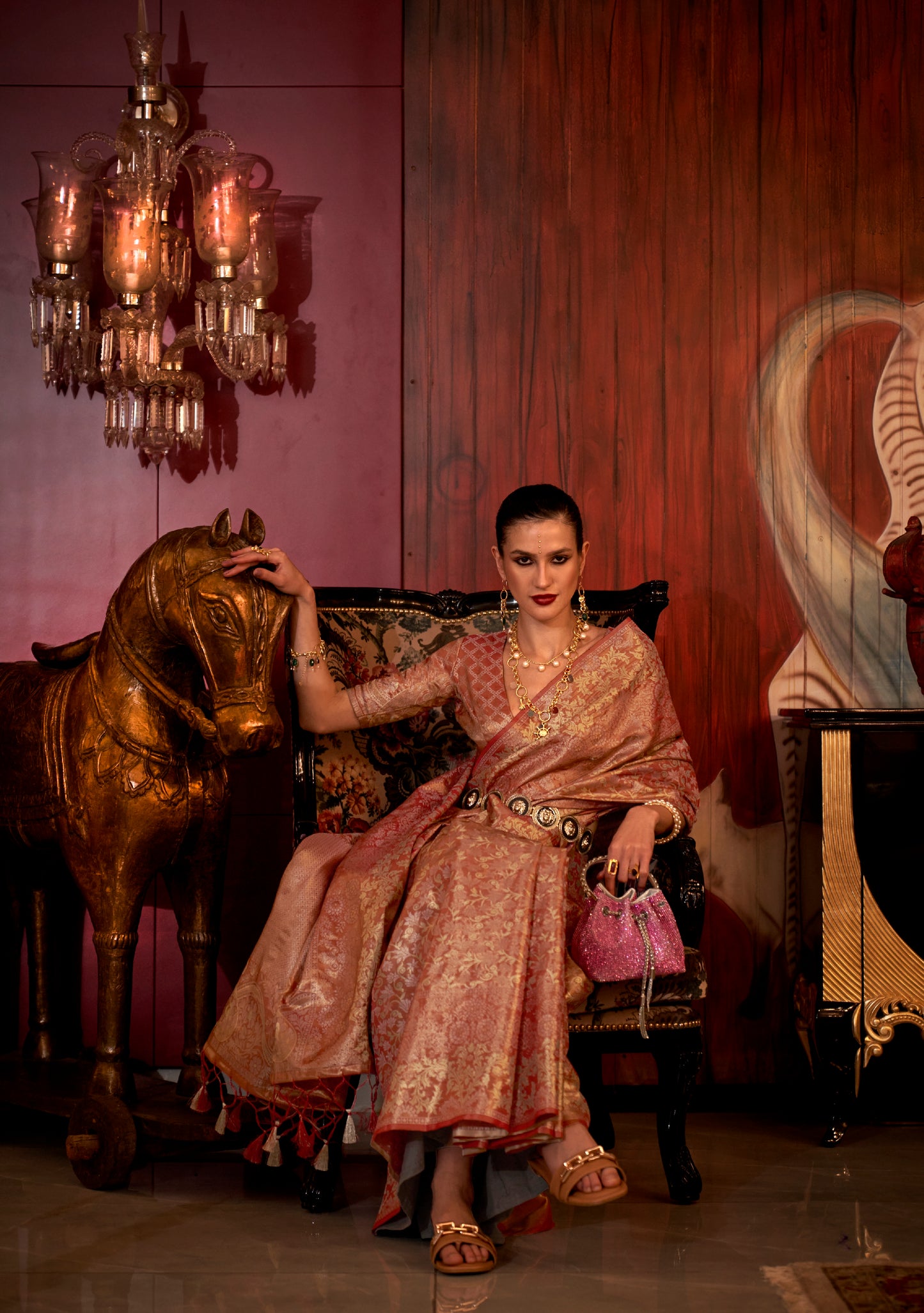 Indira Two Toned Silk Saree -8 Colours