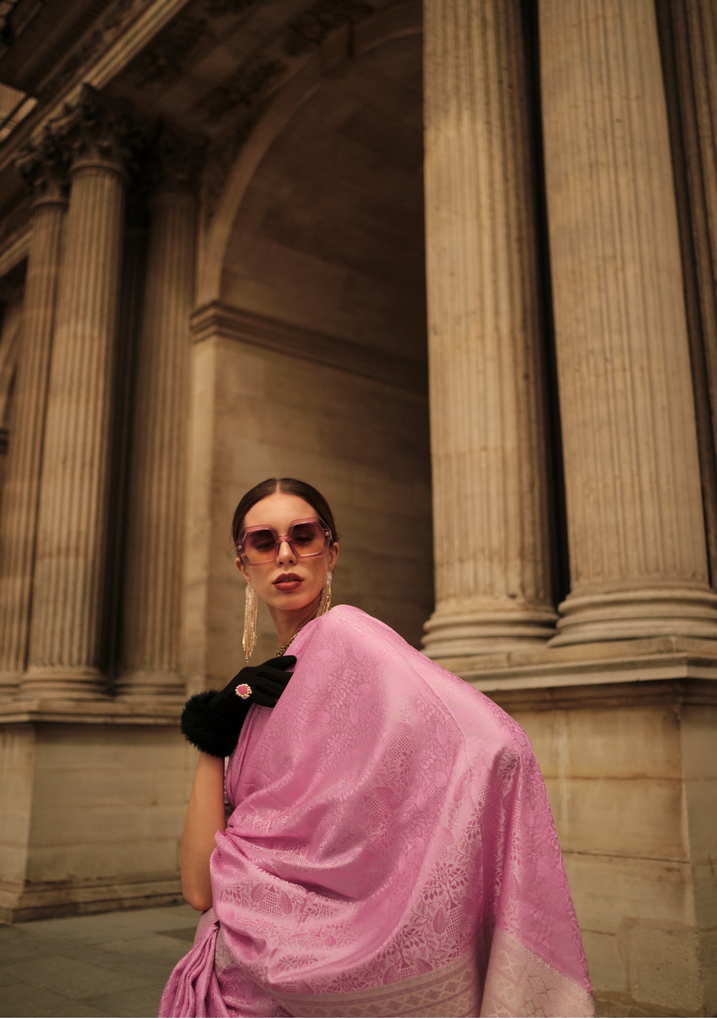 Trishna Pure Satin Silk Saree - 6 Colours