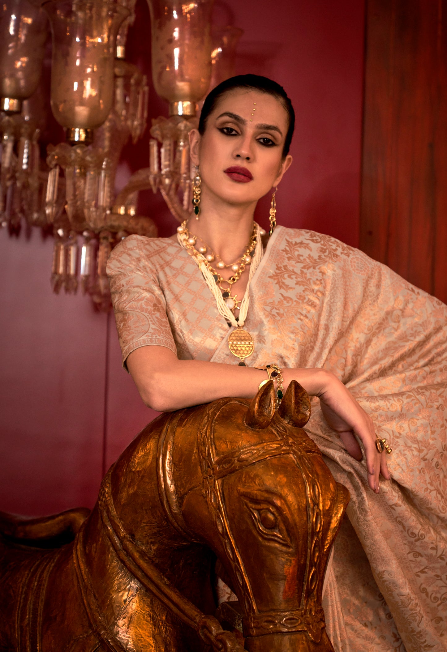 Indira Two Toned Silk Saree -8 Colours