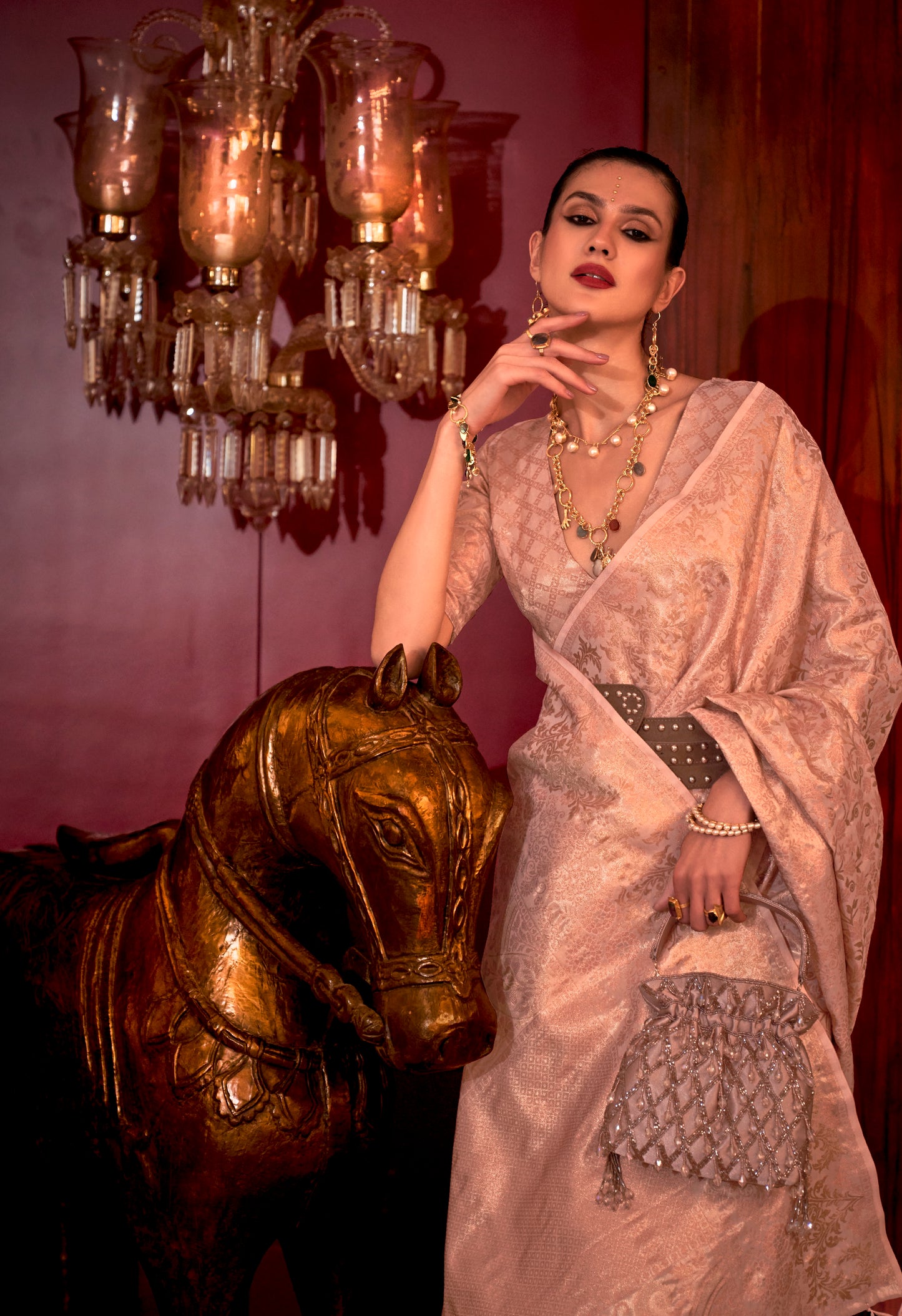 Indira Two Toned Silk Saree -8 Colours