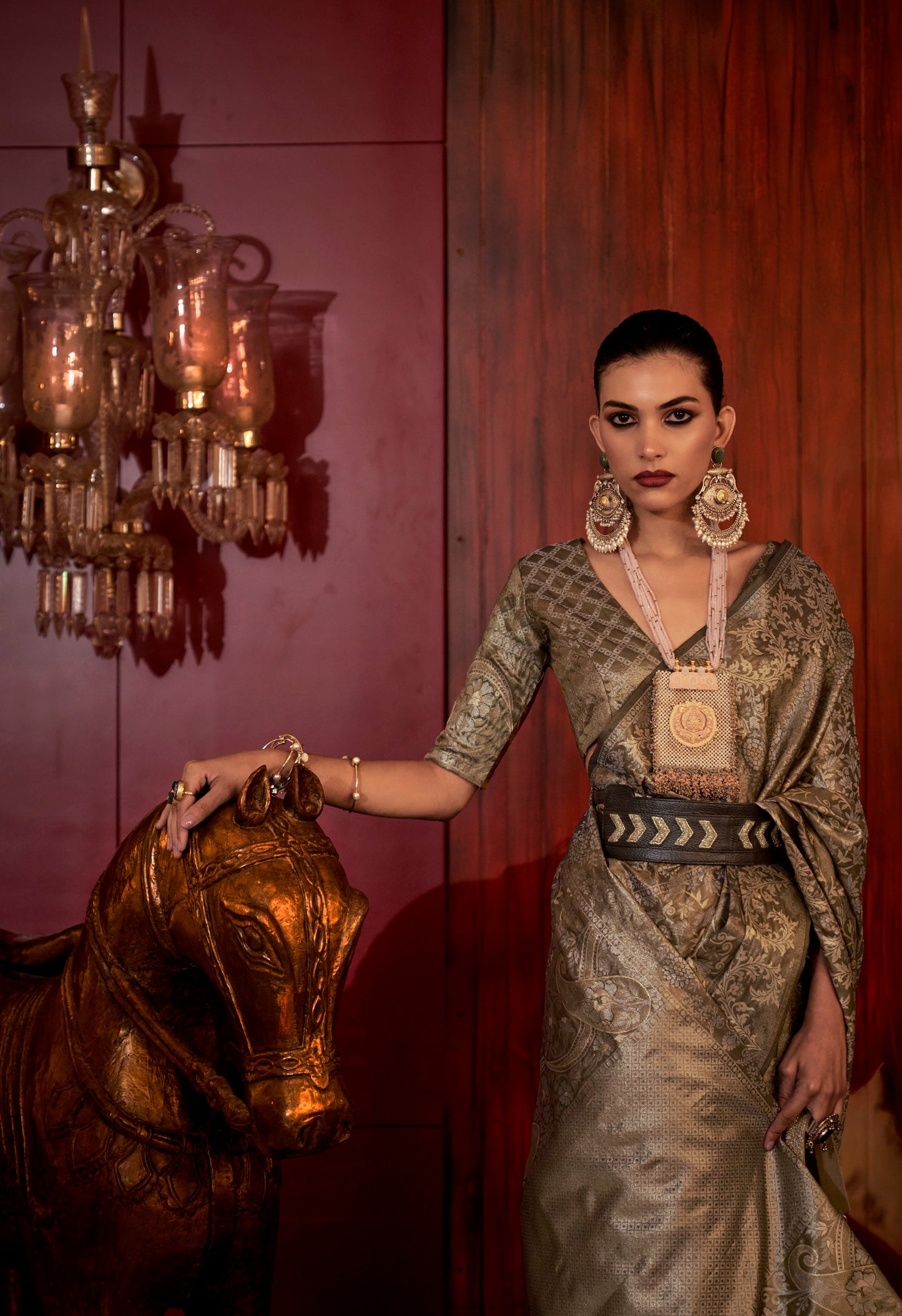 Indira Two Toned Silk Saree -8 Colours