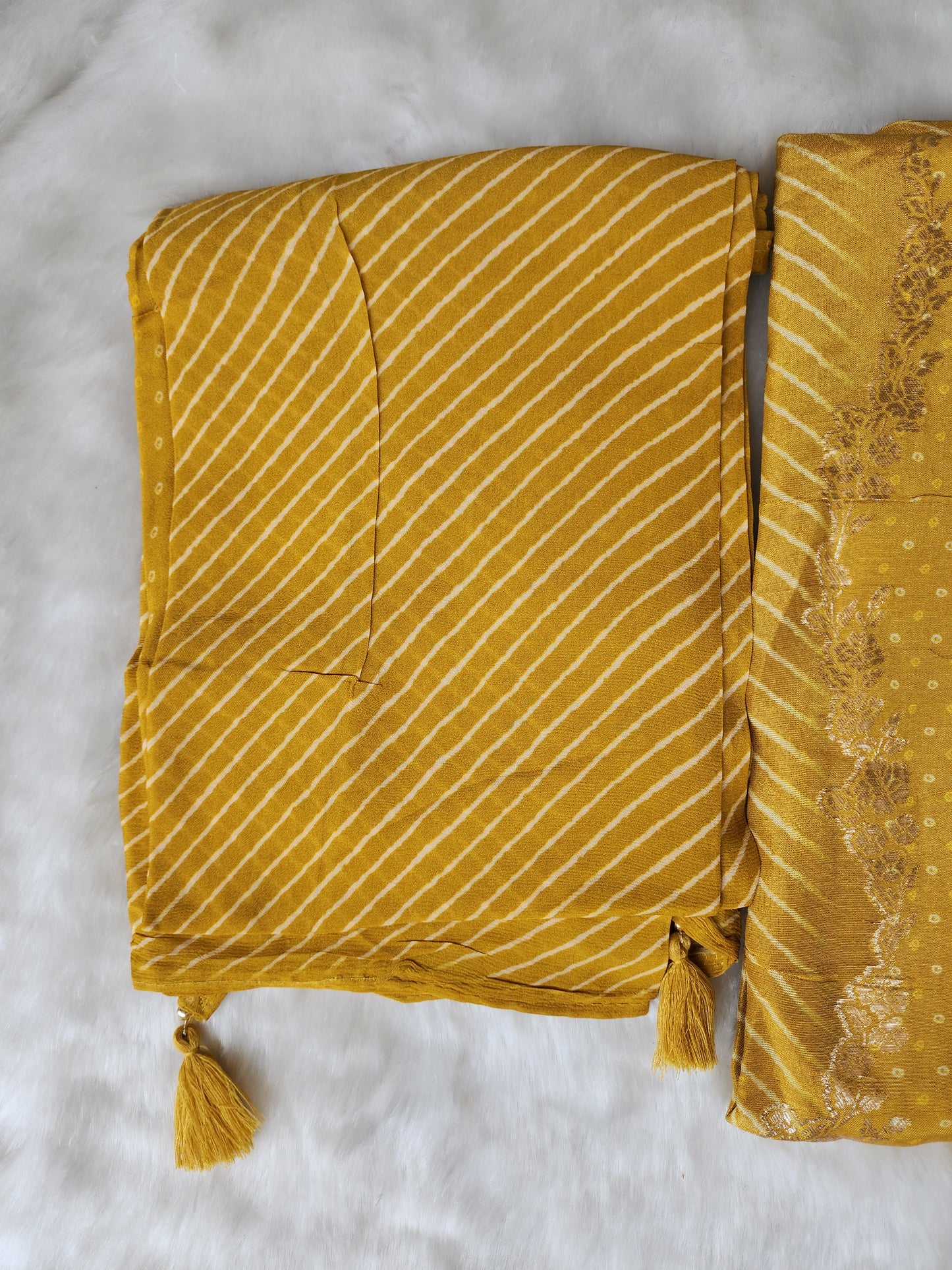 Yellow Silk Suit