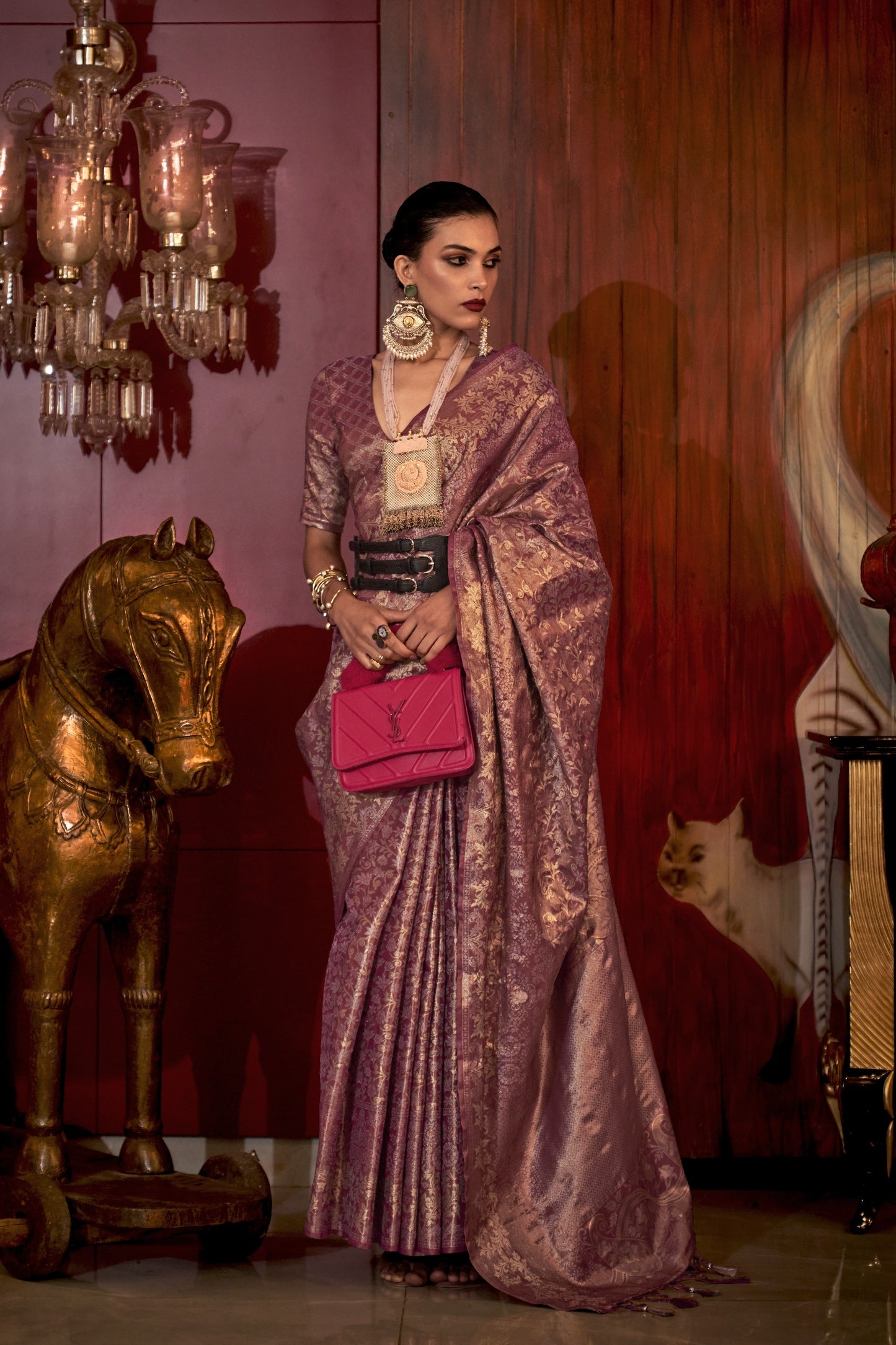 Indira Two Toned Silk Saree -8 Colours