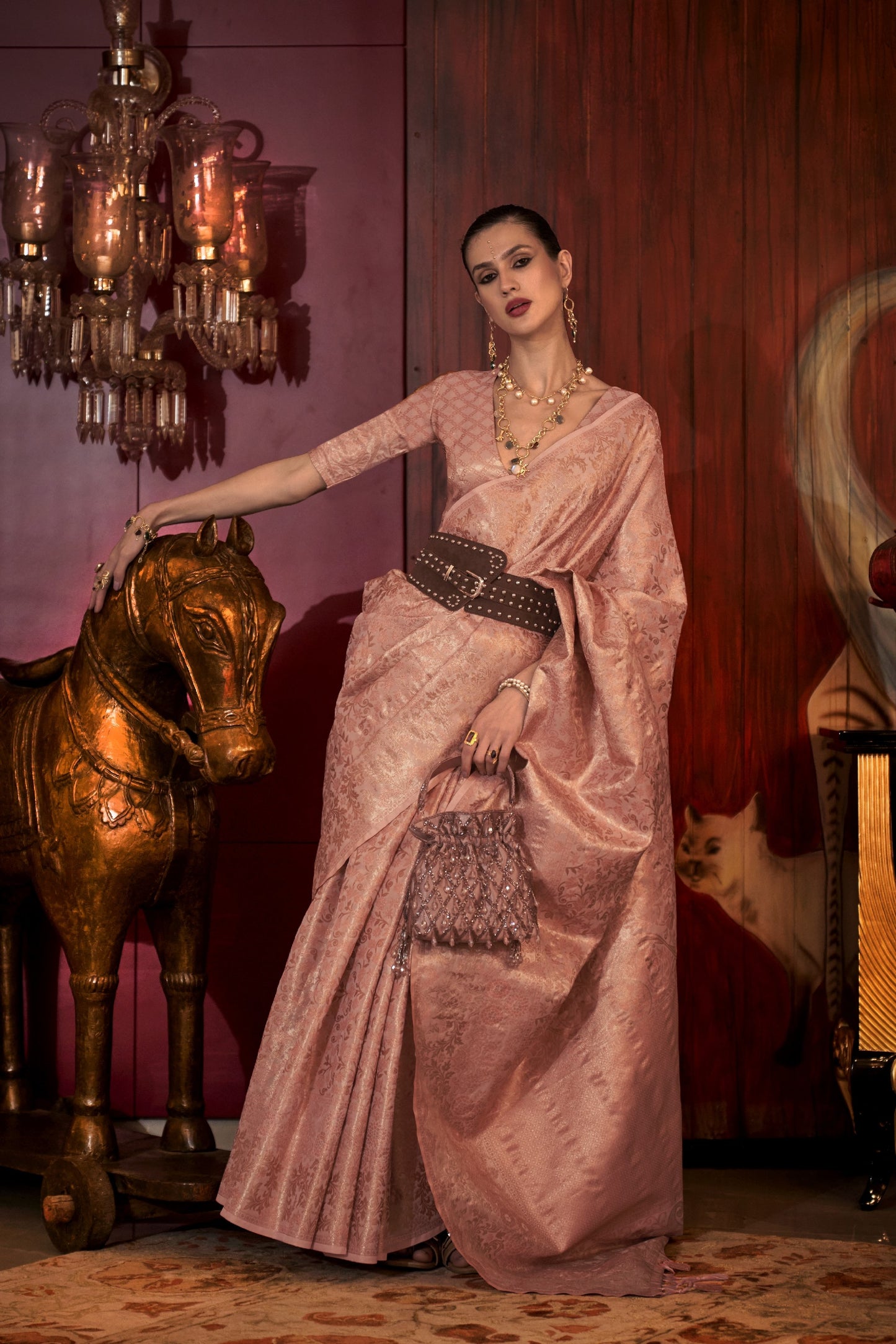 Indira Two Toned Silk Saree -8 Colours
