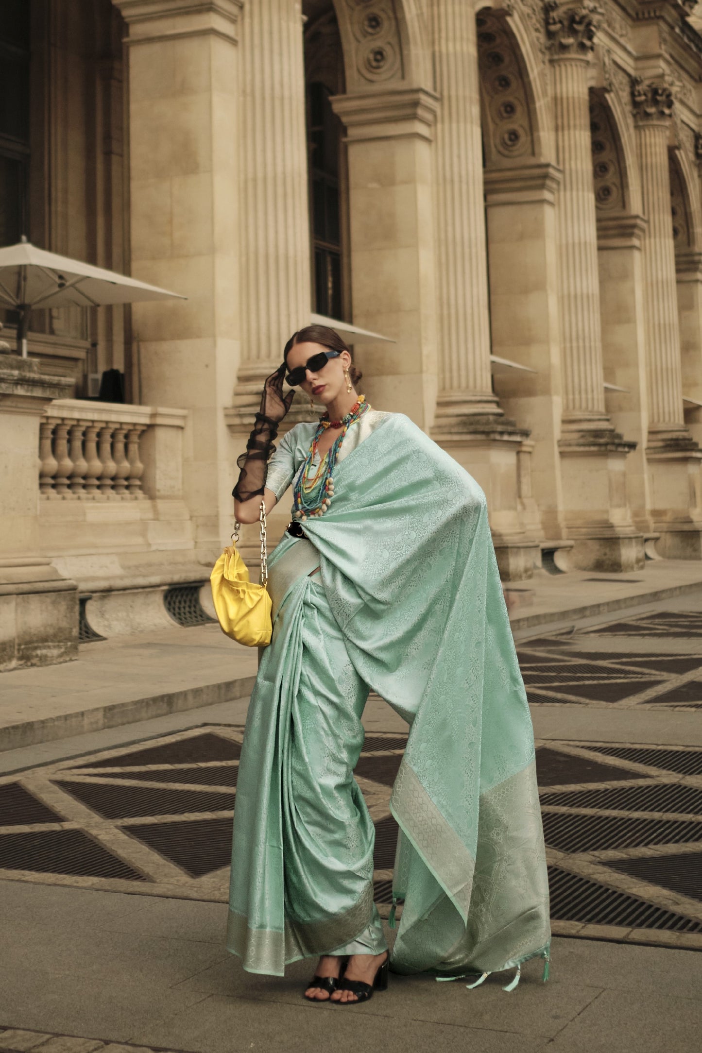 Trishna Pure Satin Silk Saree - 6 Colours