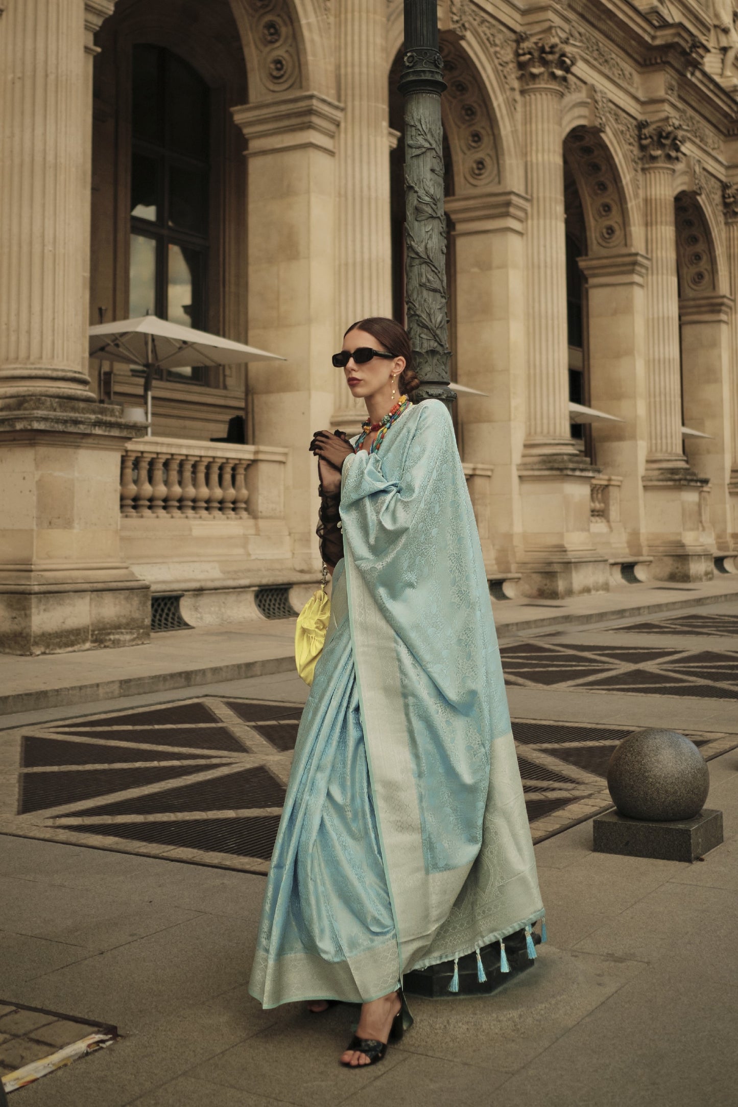 Trishna Pure Satin Silk Saree - 6 Colours