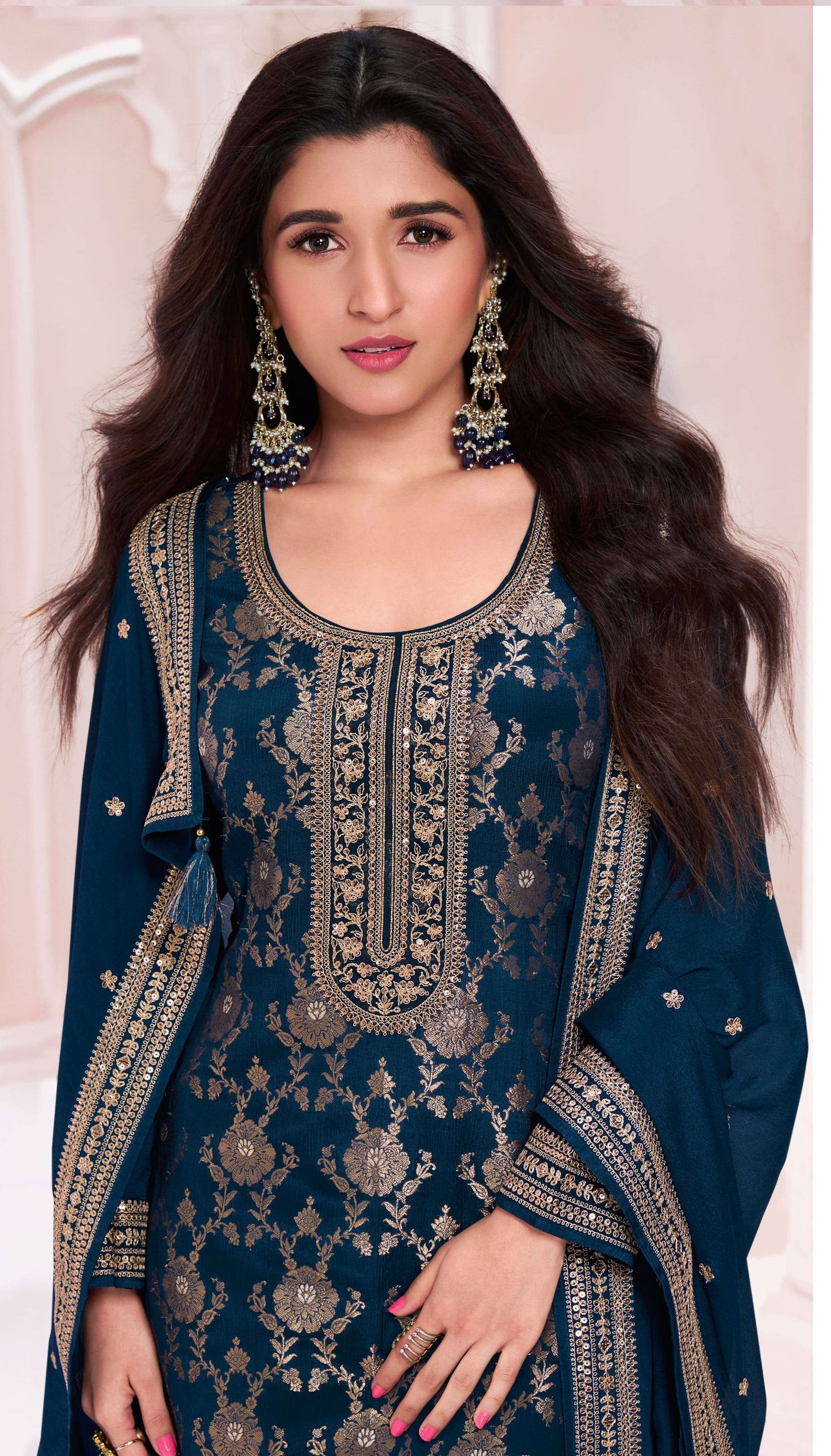 Prakriti Chinnon Dress Material - 6 Colours