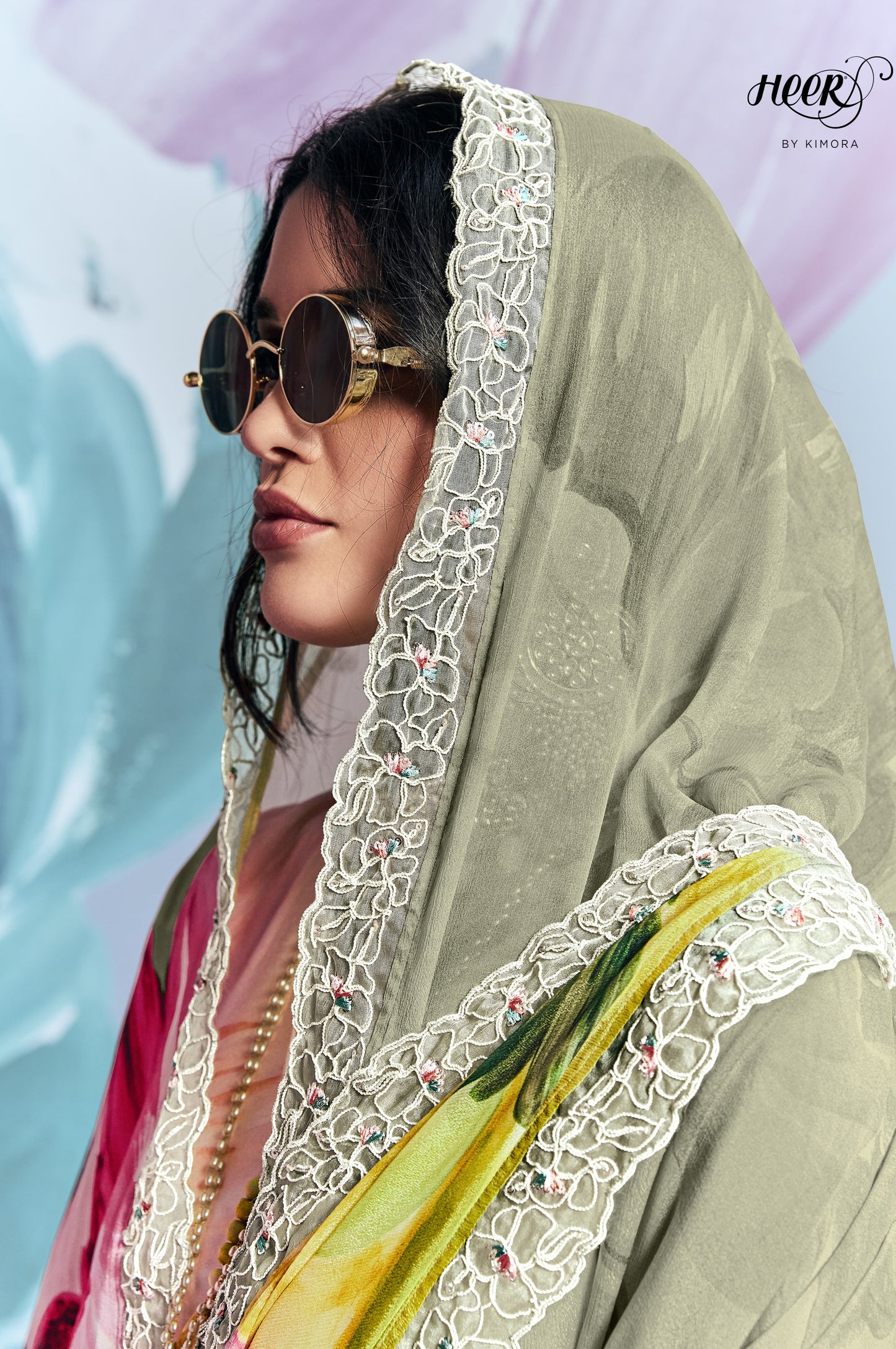 Sukriti Pure Muslin Multi Colour Dress Material