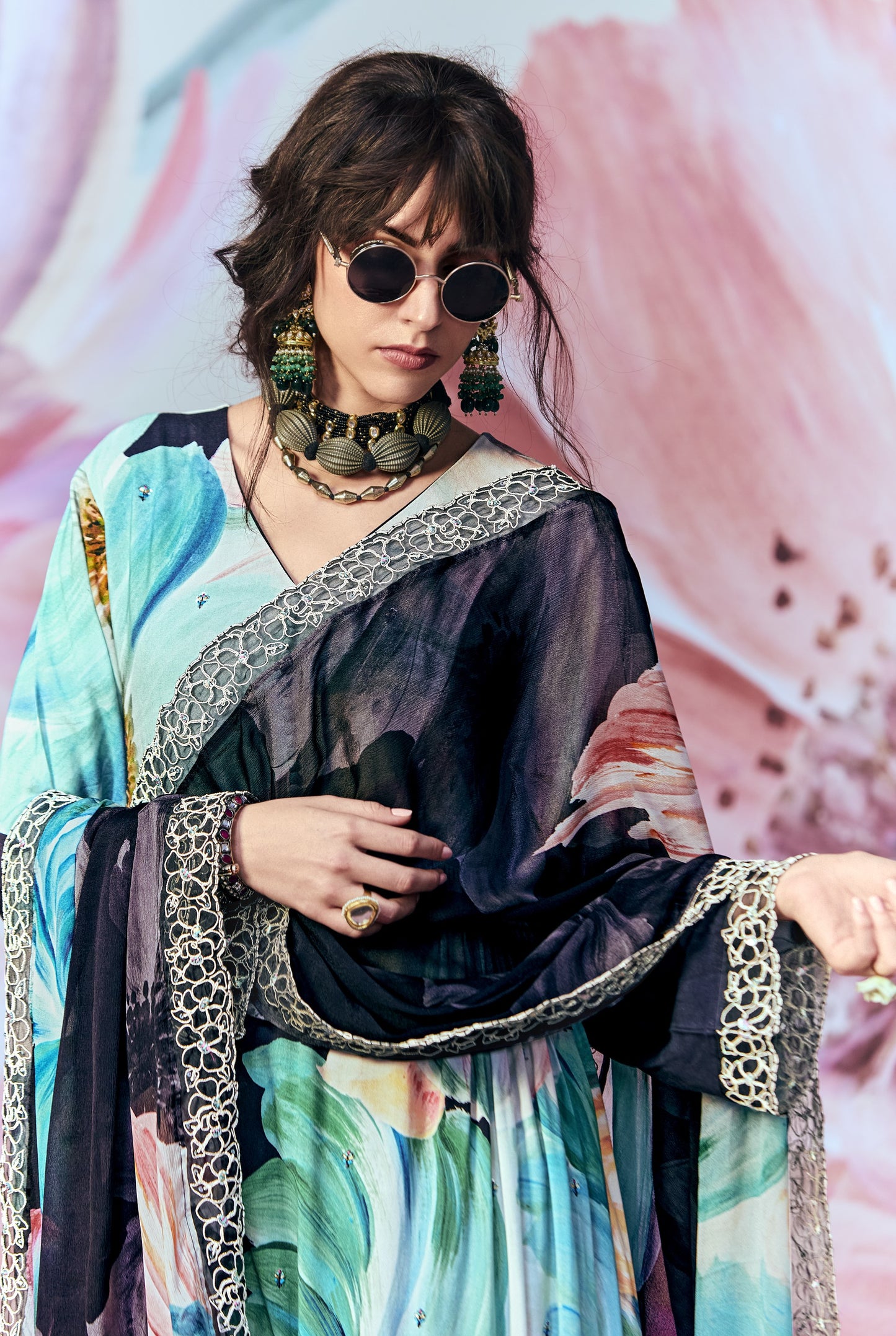 Sukriti Pure Muslin Multi Colour Dress Material
