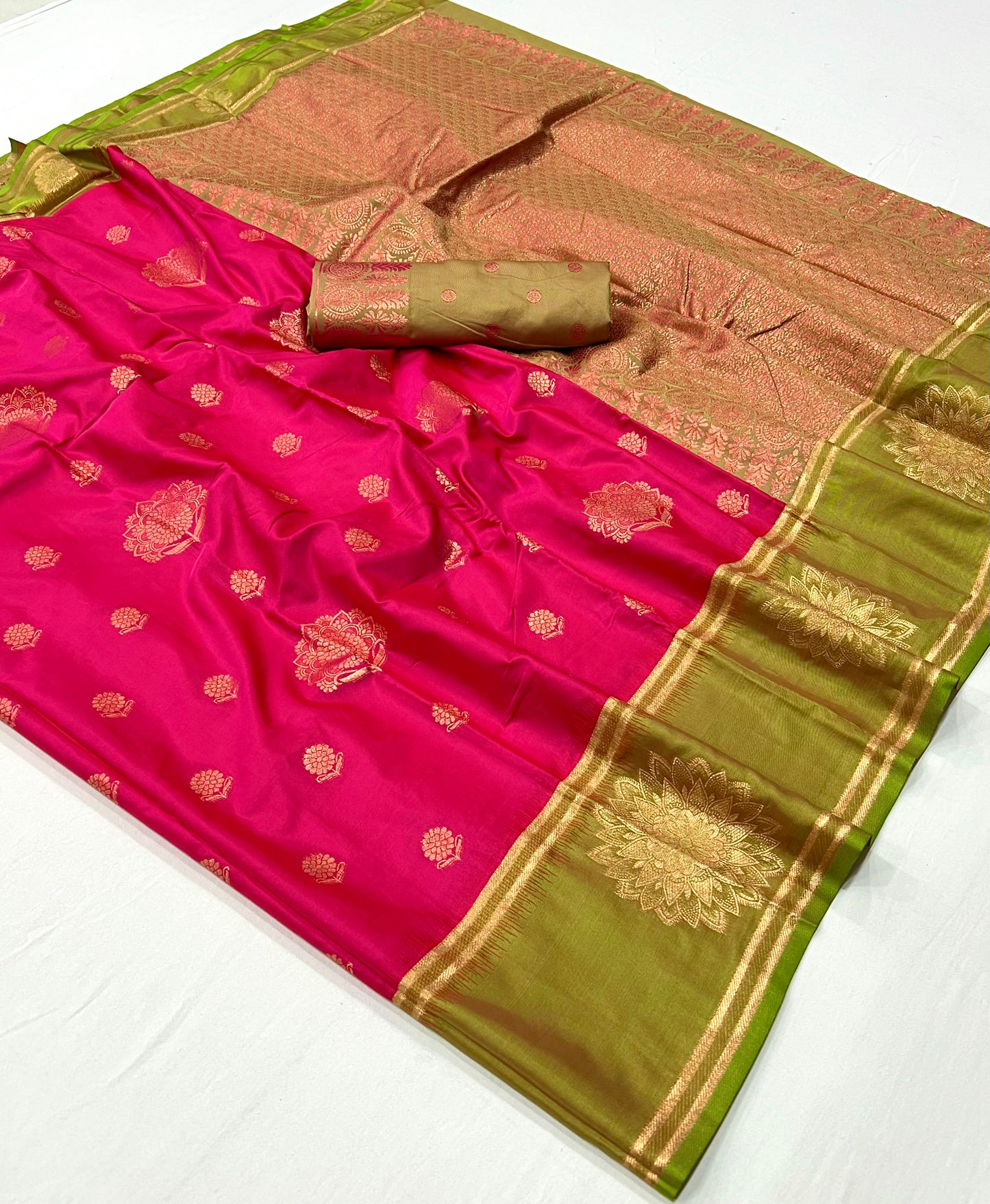 Tarini Two Tone Silk Saree - 6 Colours
