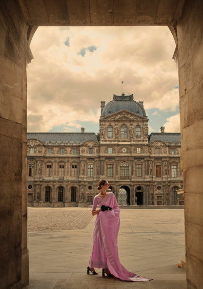 Trishna Pure Satin Silk Saree - 6 Colours