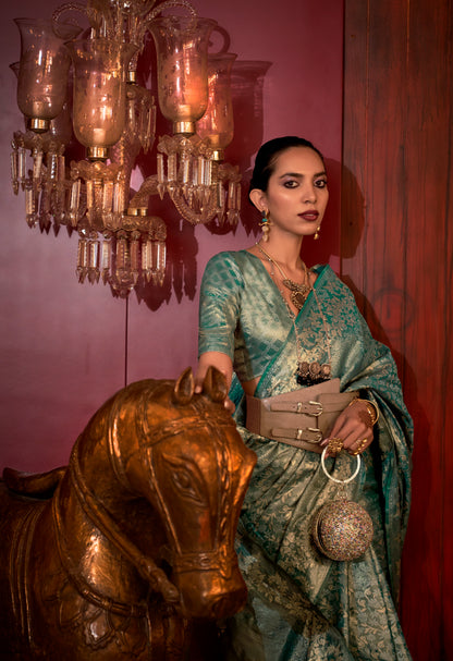 Indira Two Toned Silk Saree -8 Colours