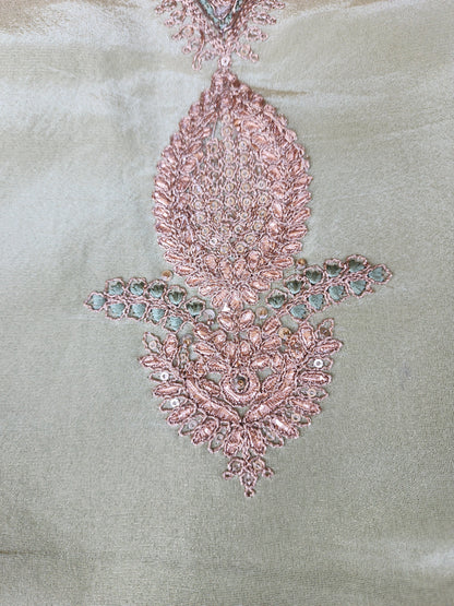 Green Shimmer Tissue Suit