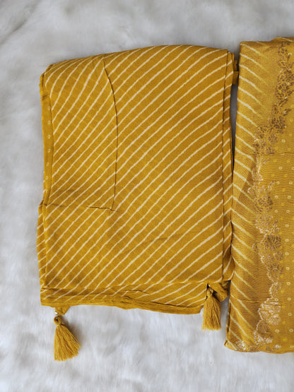 Yellow Silk Suit