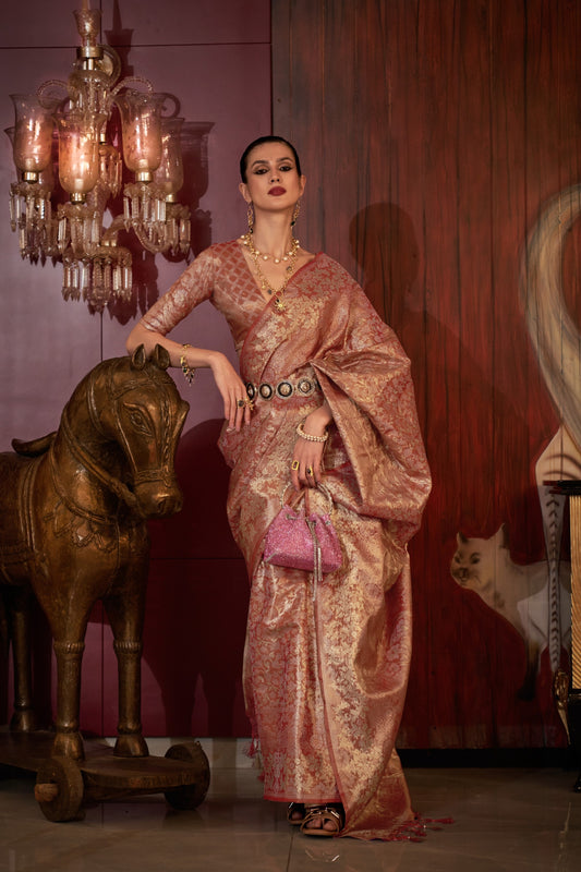 Indira Two Toned Silk Saree -8 Colours
