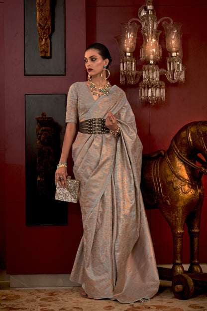 Indira Two Toned Silk Saree -8 Colours