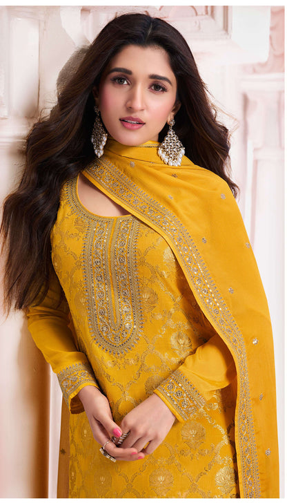 Prakriti Chinnon Dress Material - 6 Colours