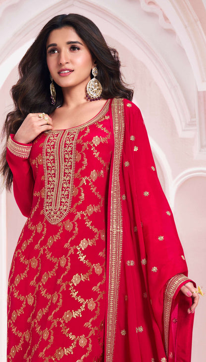 Prakriti Chinnon Dress Material - 6 Colours