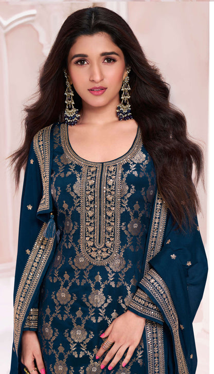 Prakriti Chinnon Dress Material - 6 Colours