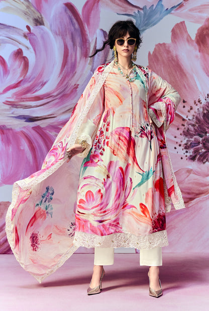 Sukriti Pure Muslin Multi Colour Dress Material