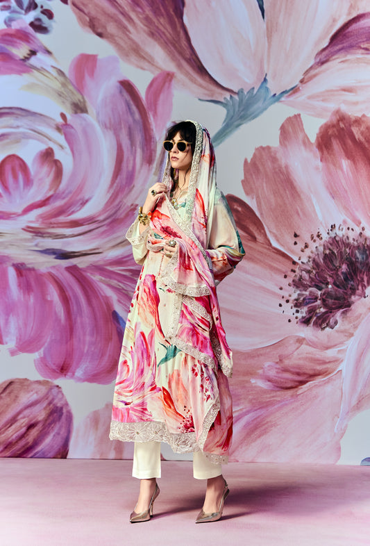 Sukriti Pure Muslin Multi Colour Dress Material