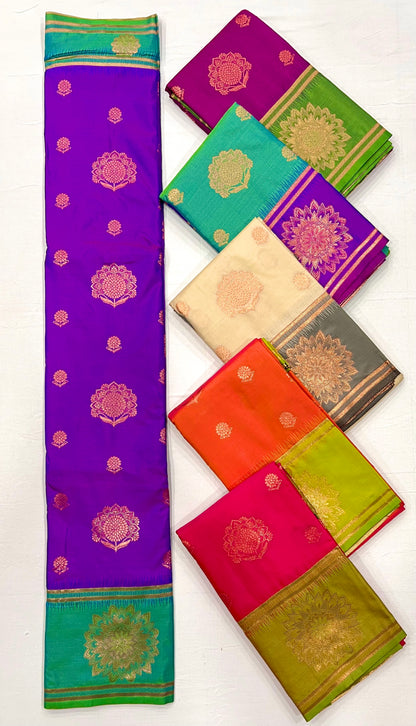 Tarini Two Tone Silk Saree - 6 Colours